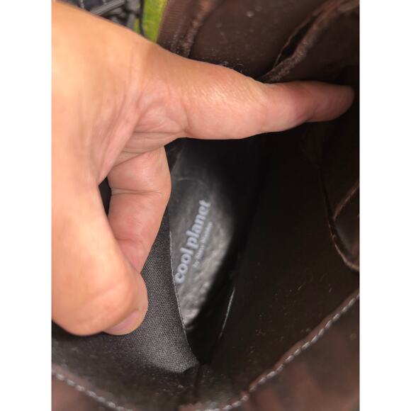 Steve Madden Cool Planet Kreed Patent Leather‎ Platform Zipper Boot 8.5 - Picture 15 of 16